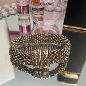 ✨Vintage Gold Beaded Ornate Magnetic Closure Bracelet✨Preloved